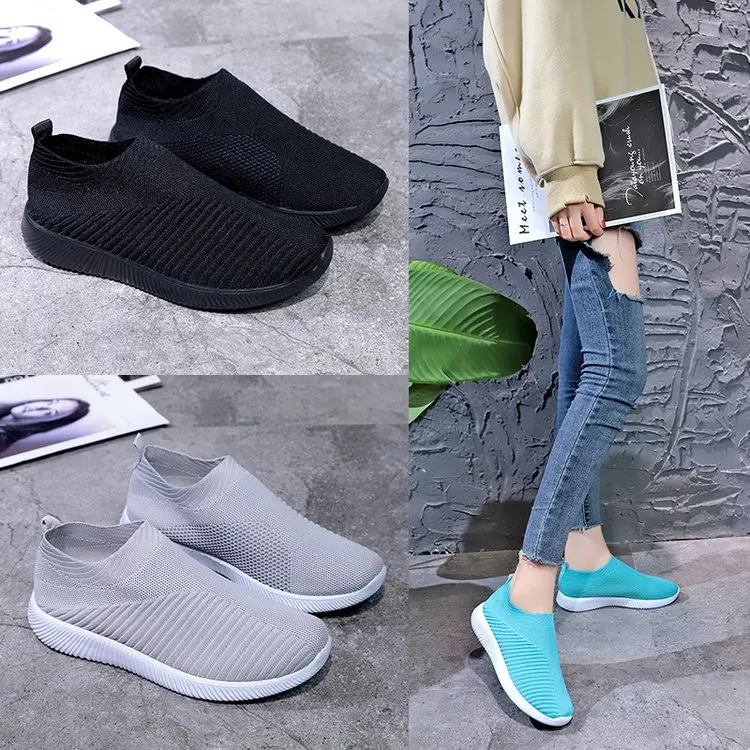 

2022 Spring Autumn New Style Women Vulcanized Solid Shoes Sneakers Ladies Casual Shoes Breathable Walking Shoes