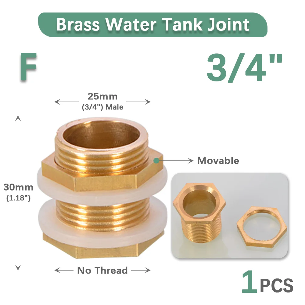 

Латунный соединитель для воды MUCIAKIE 1/2" 3/4" 1"