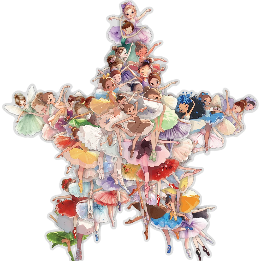 

50 Шт. Наклеек Ручной Работы В Балетном Стиле Для Скрапбукинга, Ноутбуков, Телефонов