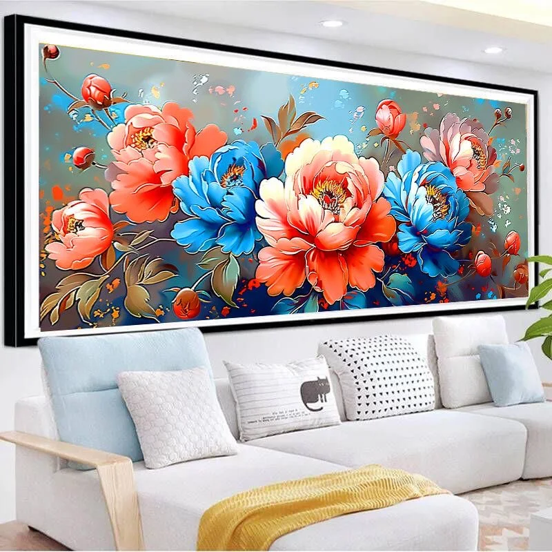 Пион 11CT DIY китайские наборы вышивка шаблон печать штамп крестиком хлопковая нить