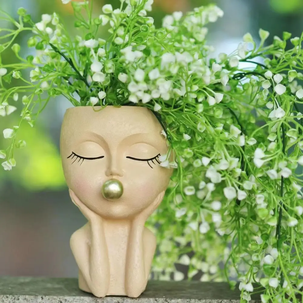 Уличный растительный контейнер выдувающий пузырьки для девочек горшок растений