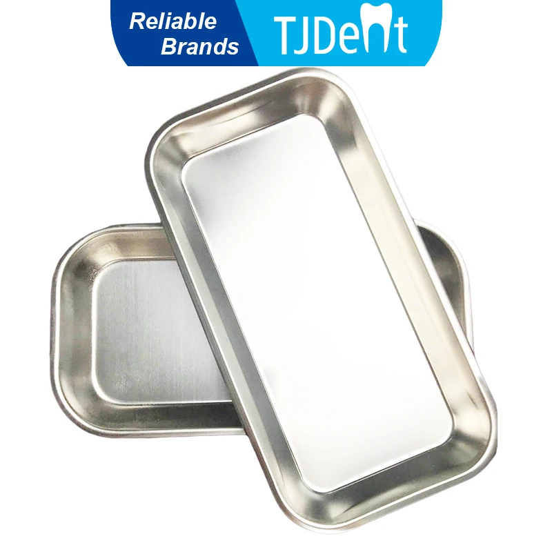 TJDent 1 шт. медицинский хирургический стоматологический лоток из нержавеющей стали
