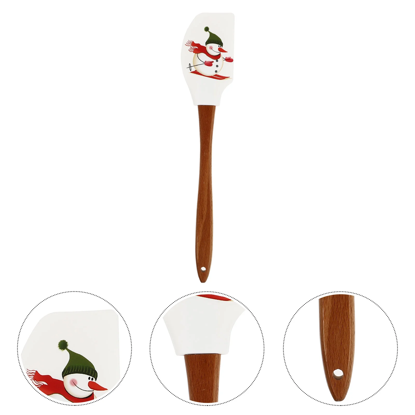 

Scraper Spatula Silicone Cream Christmas Kitchenpastry Butter Household Making Spatulas Baking Tool Appliance Frosting Rubber