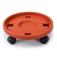 mobile flower pot tray wheeled flower pot base plastic flowerpot water receiving tray flowerpot chassis plant stand flower stand