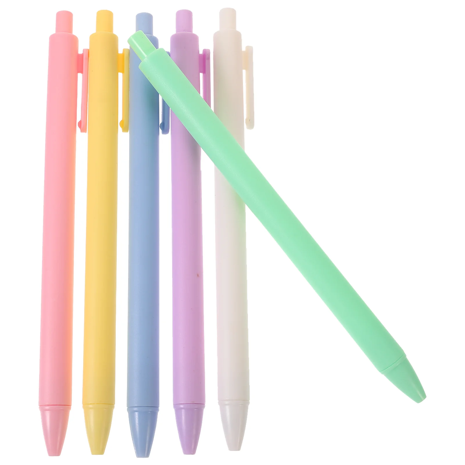 

6 Pcs School Supplies Students Press Gel Pen Simple Reusable Writing Pressing Erasable Type