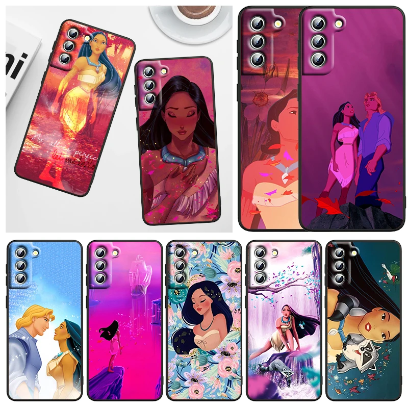 

Disney Pocahontas For Samsung Galaxy S22 S21 S20 FE Ultra Pro Lite S10 5G S10E S9 Edge Plus Black Soft TPU Phone Case Funda Capa