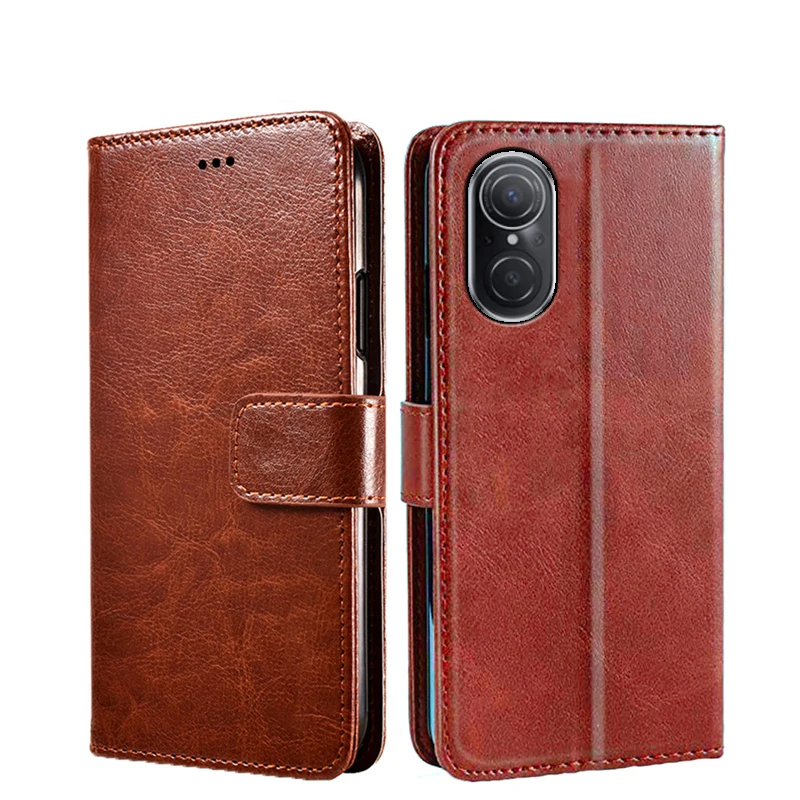 cover for huawei nova 9 se case flip leather magnetic card stand wallet phone hoesje etui book for huawei jln a00 nova 9se case free global shipping