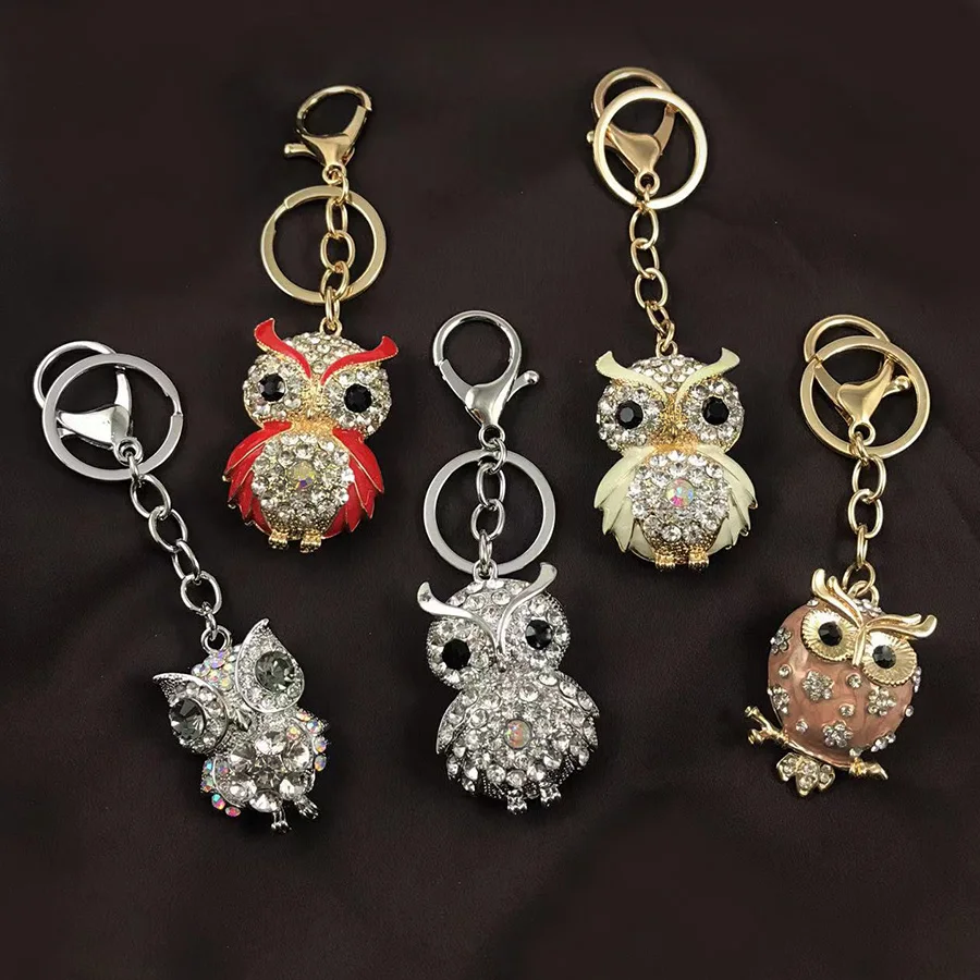 

New Girl Creative Personality Cartoon Animal Cute Owl Bird Key Chain