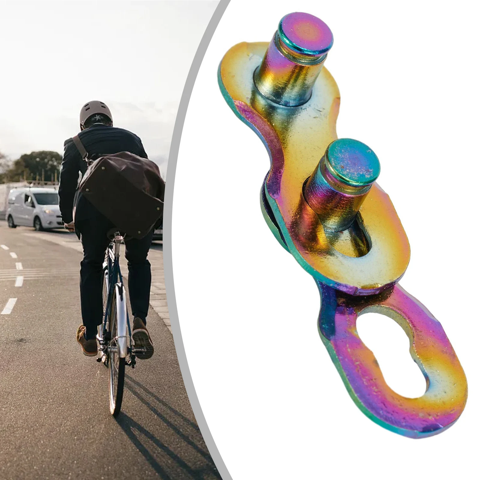 Быстроразъемная пряжка цепи 2 шт. 6/7/8/9/10/11 скоростей легированная сталь ковка