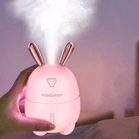 300ml air humidifier cute rabbit ultra silent usb aroma essential oil diffuser office car humidificador air purifier mist maker