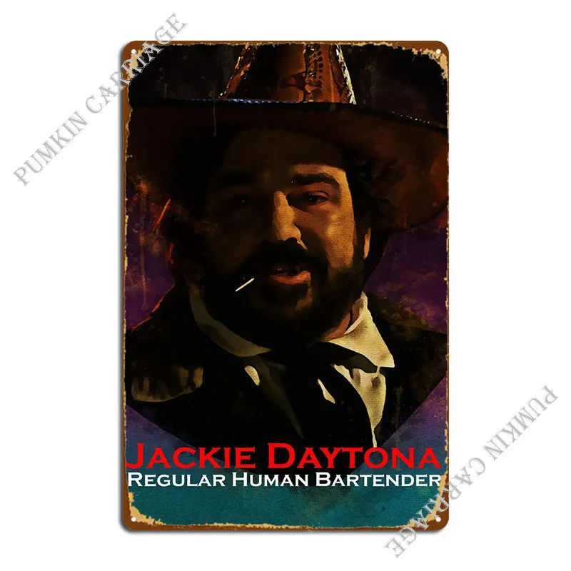 

Металлический знак Jacky Daytona, оловянный плакат для гаража