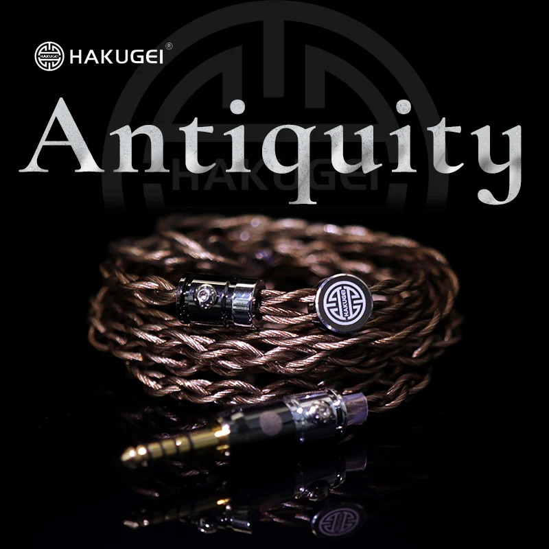 

HAKUGEI Antique. Litz посеребренный 6N Occ & Litz 6N однокристаллический фотокабель 4,4 2,5 MMCX