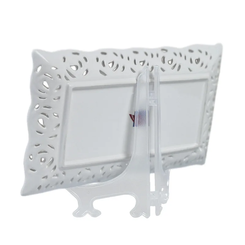 1Pcs 3/4inch Portable Easels Plate Holders Display Stand Stander Picture Frame Photo Shelf Tools Dish Rack Home Decor - купить по