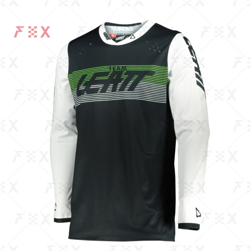 

2021 Motorcycle Mountain Bike Team Downhill Jersey MTB Offroad DH Fxr Bicycle Locomotive Shirt Cross Country Mountain TEAM Leatt