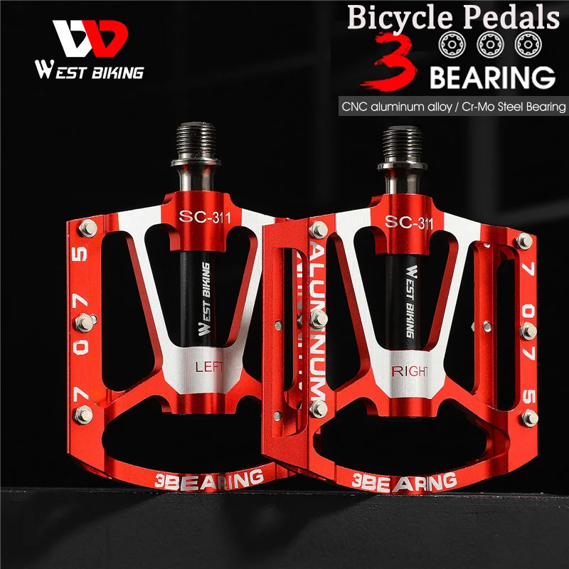 

Bicycle Pedals Ultralight Aluminium Alloy Anti-Slip CNC BMX MTB Road Bike Pedal Cycling Sealed Bearing Bike Pedals Bicycle Parts