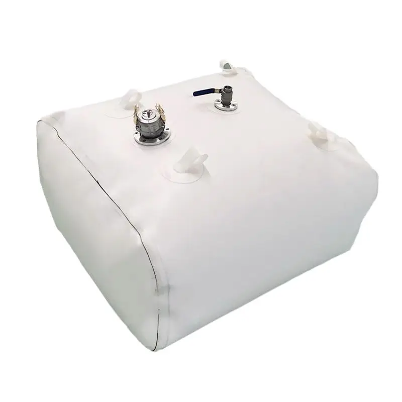 

White large-capacity oil bag thickened wear-resistant removable car gasoline and diesel folding portable outdoor oil storage bag