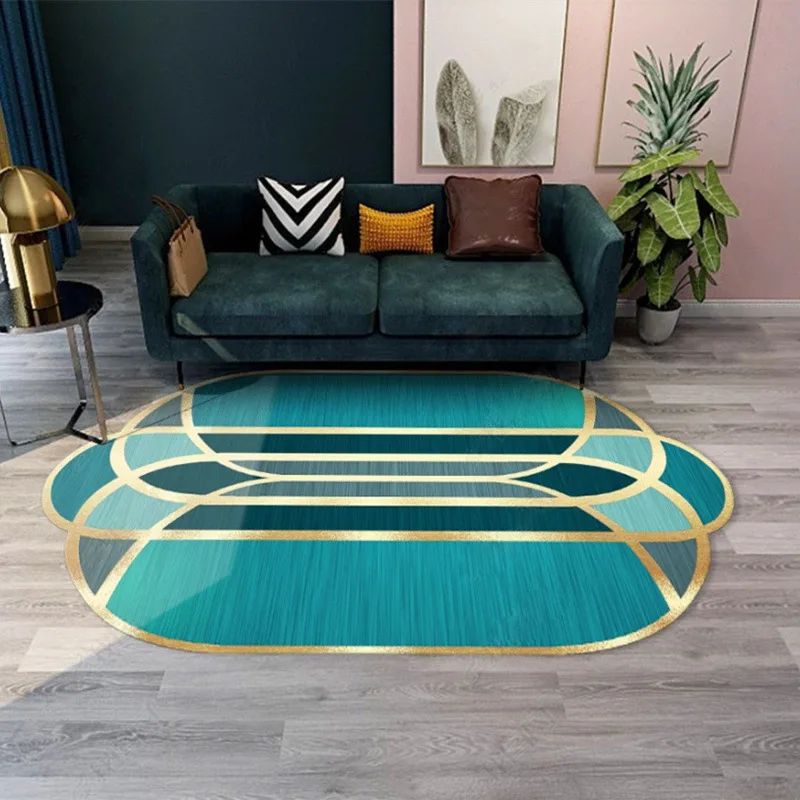 

Irregular Carpet Home Decor Rugs Nordic Style Living Room Coffee Table Sofa Cushion Shaped Polygon Bedroom Bedside Floor Mat