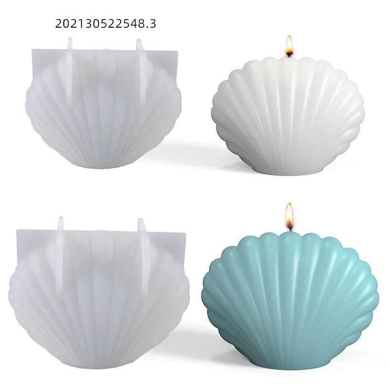 

Сделай Сам, декоративная форма для изготовления веерообразных 3d-раковин, свечей, кристаллов, ракушек, настольных украшений, силиконовая фор...