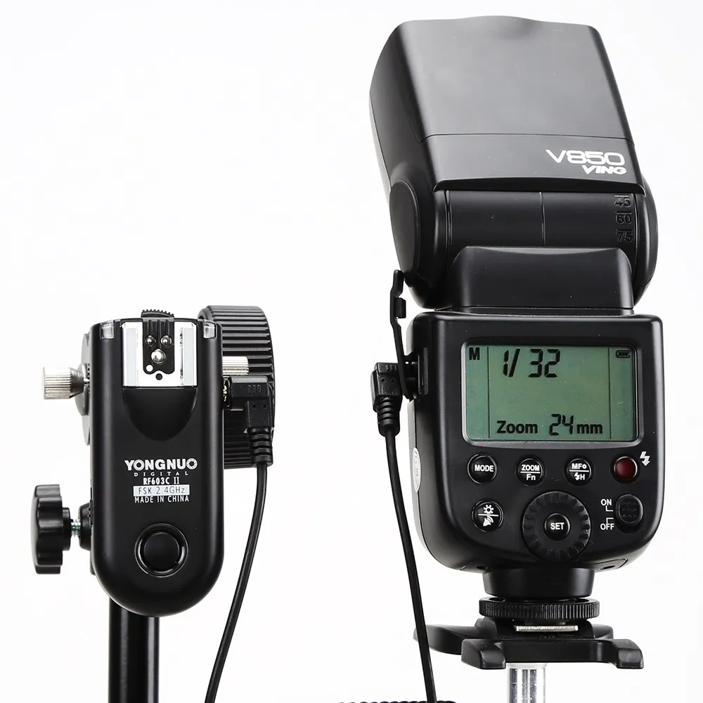 YONGNUO RF-603 II Flash Trigger 2 трансивера для спуска затвора Canon C1 C3 |