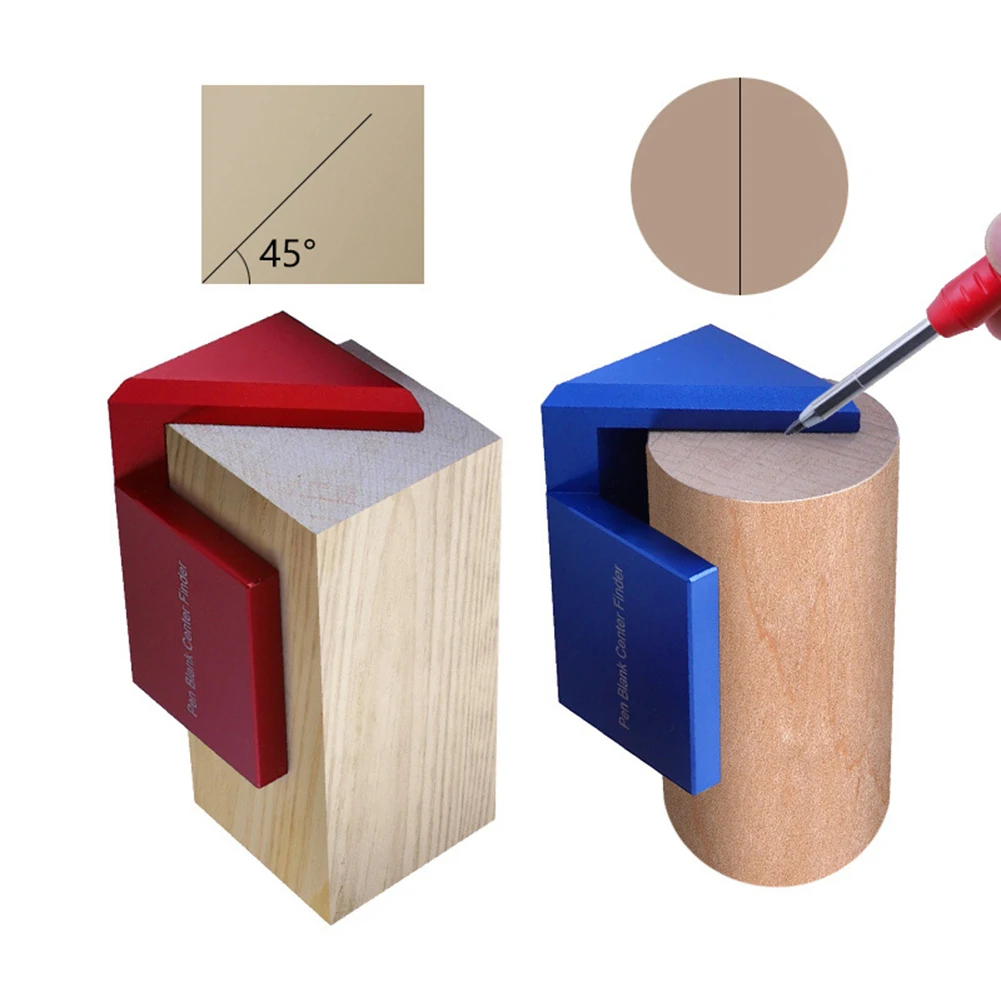 

Woodworking Circle Round Center Line Marking Scriber Gauge Tools 45 Degree Angle Line Drawing Machine Pen Blank Center Finder