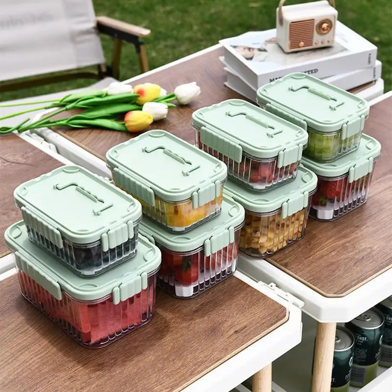 

Fruit Containers For Fridge Refrigerator Organizer Fresh Vegetable Fruit Boxes For Keeping Fruits Vegetables Kitchen Accessory