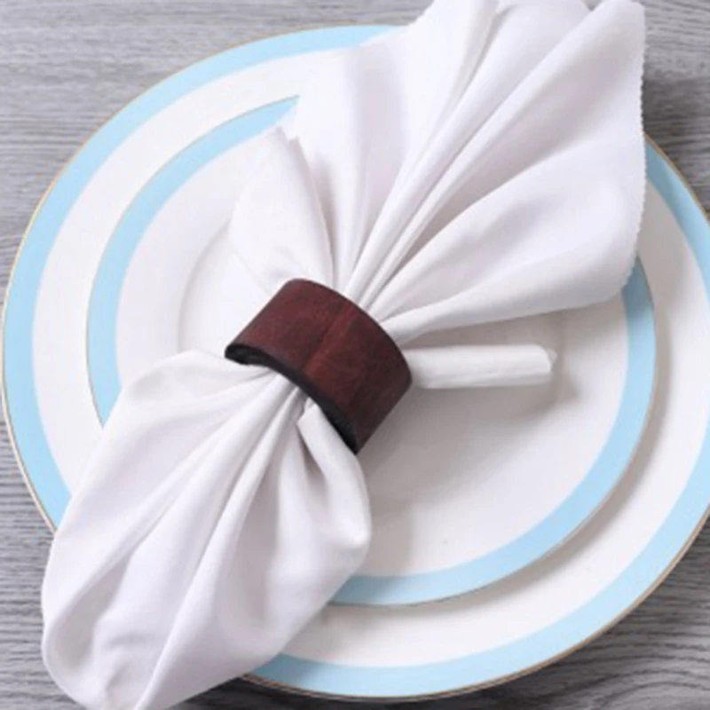 

Wooden Napkin Ring For Weddings Party Dinner Or Every Day Use Decoration Napkin Ring For Hotel Dining Gift