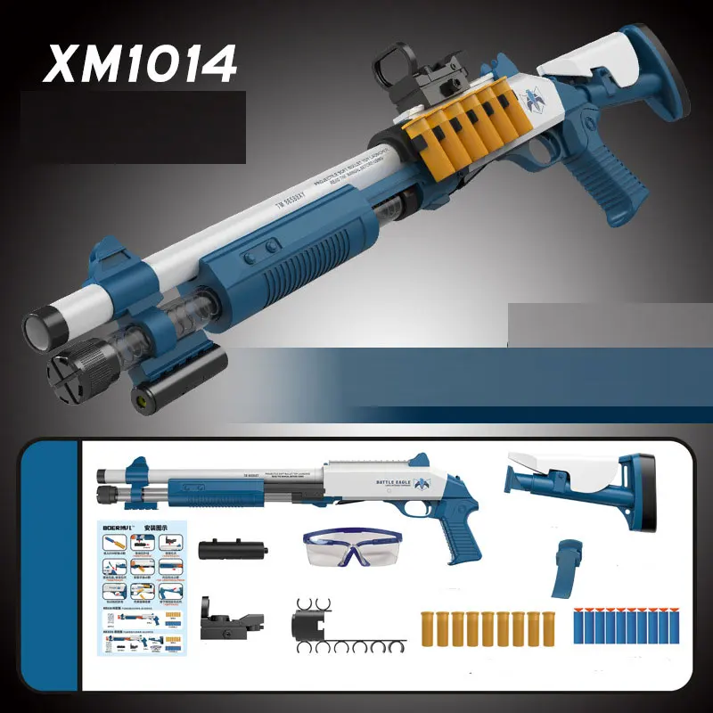 

XM1014 Plastic Blaster Armas Manual Weapons Weapons for Grown-up Outdoor Games