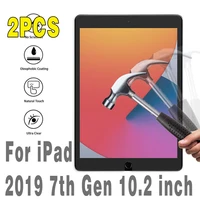 2pcs tempered glass for ipad 7th gen 2019 protector full coverage screen film for apple ipad 2019 7th gen 10 2 inch