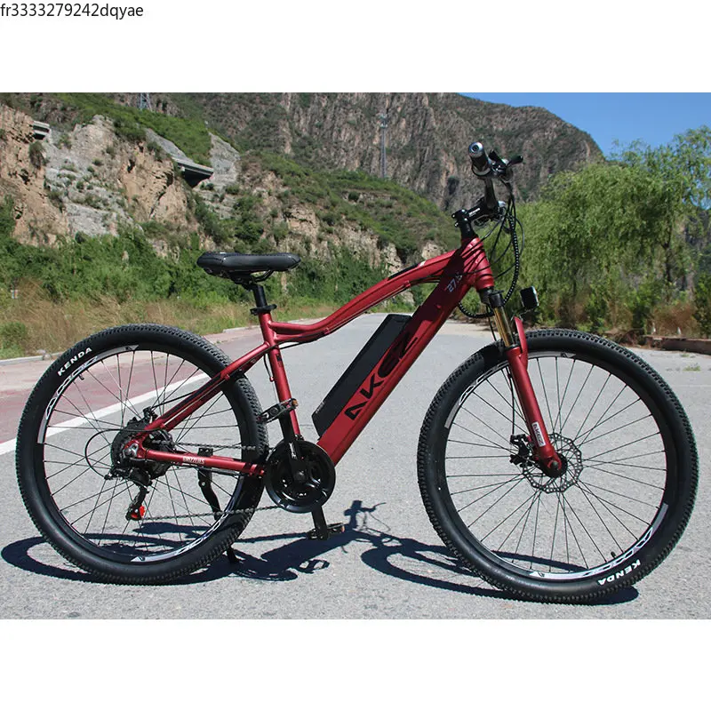 

Велосипед складной с пробегом 100 км, 48 В, 500 Вт, 10 Ач, Зимний велосипед, Мужской велосипед с шинами для взрослых, горный быстрый велосипед