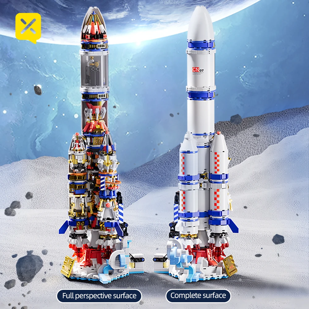 ToylinX Строительный набор для исследования космоса Разноцветные пластиковые блоки