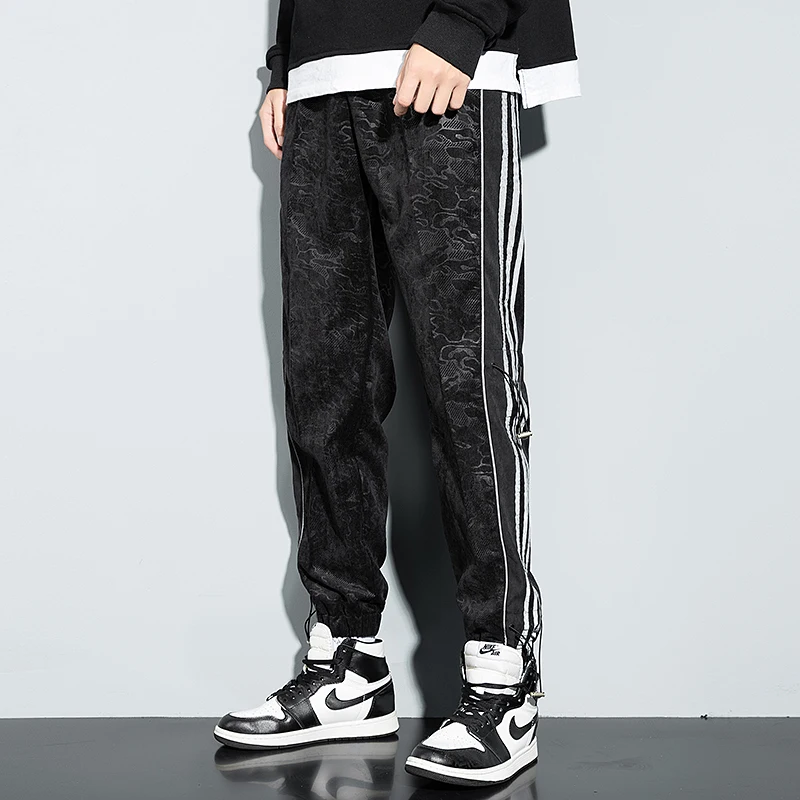 

Новые весенне-осенние мужские Свободные повседневные спортивные брюки большого размера