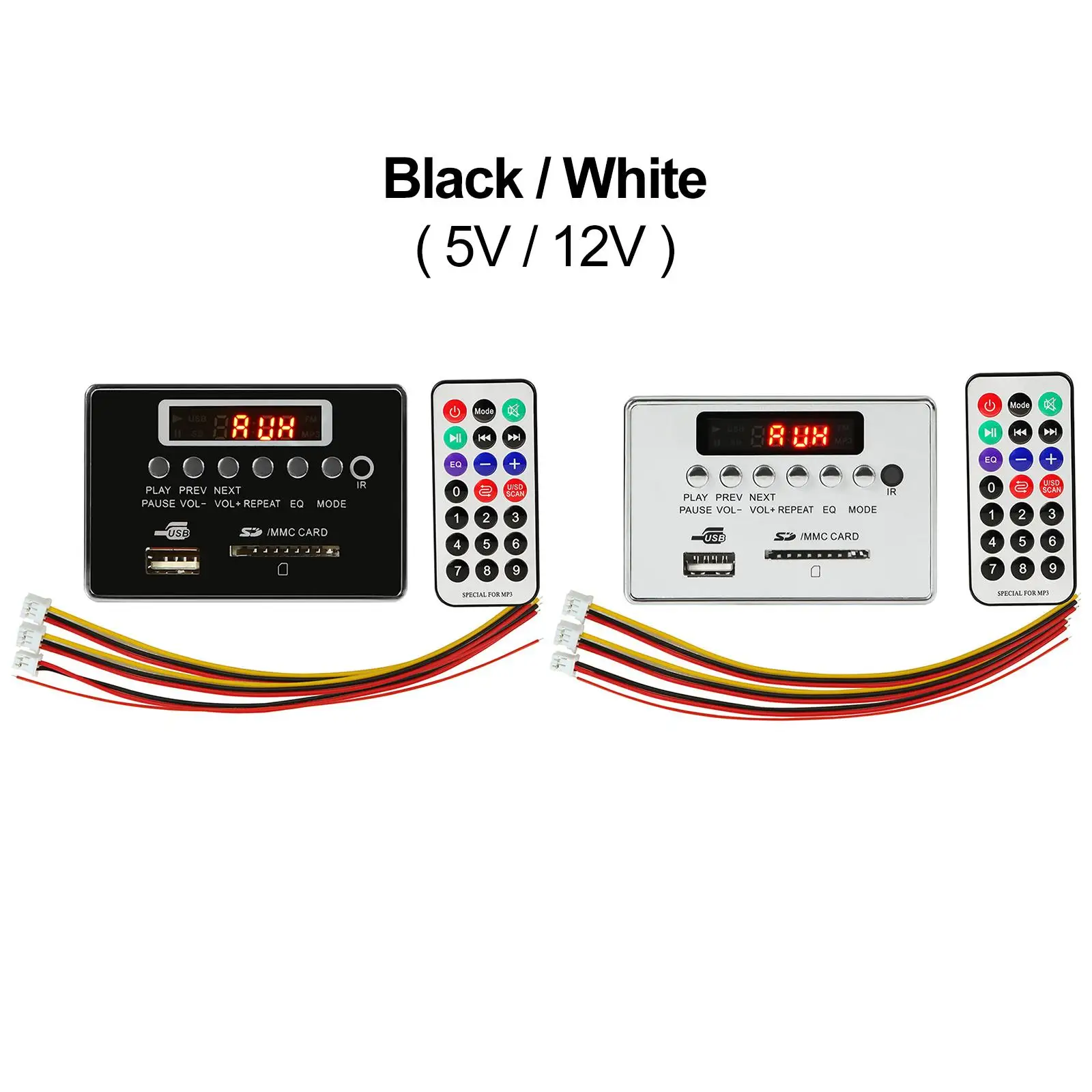 

Bluetooth MP3 Decoding Board 5V/12V Recording Module Wireless for Speaker