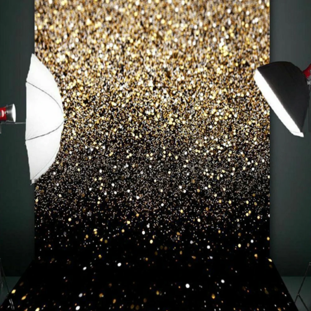 

Черный и золотой фон для Фотокабины идеально подходит для украшения вечеринки Виниловый фон для фотосъемки день холостяка