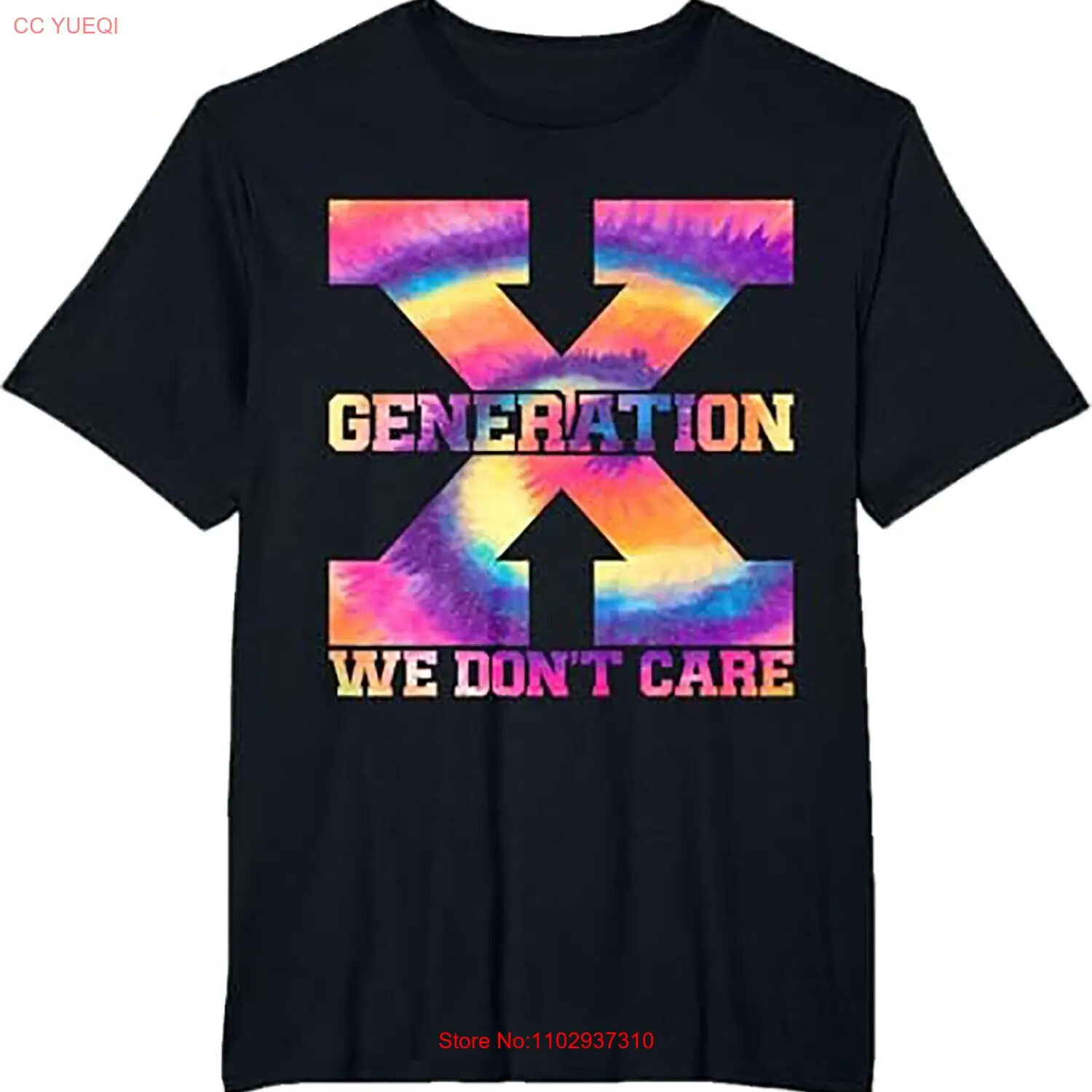 Футболка поколения X мы не заботимся