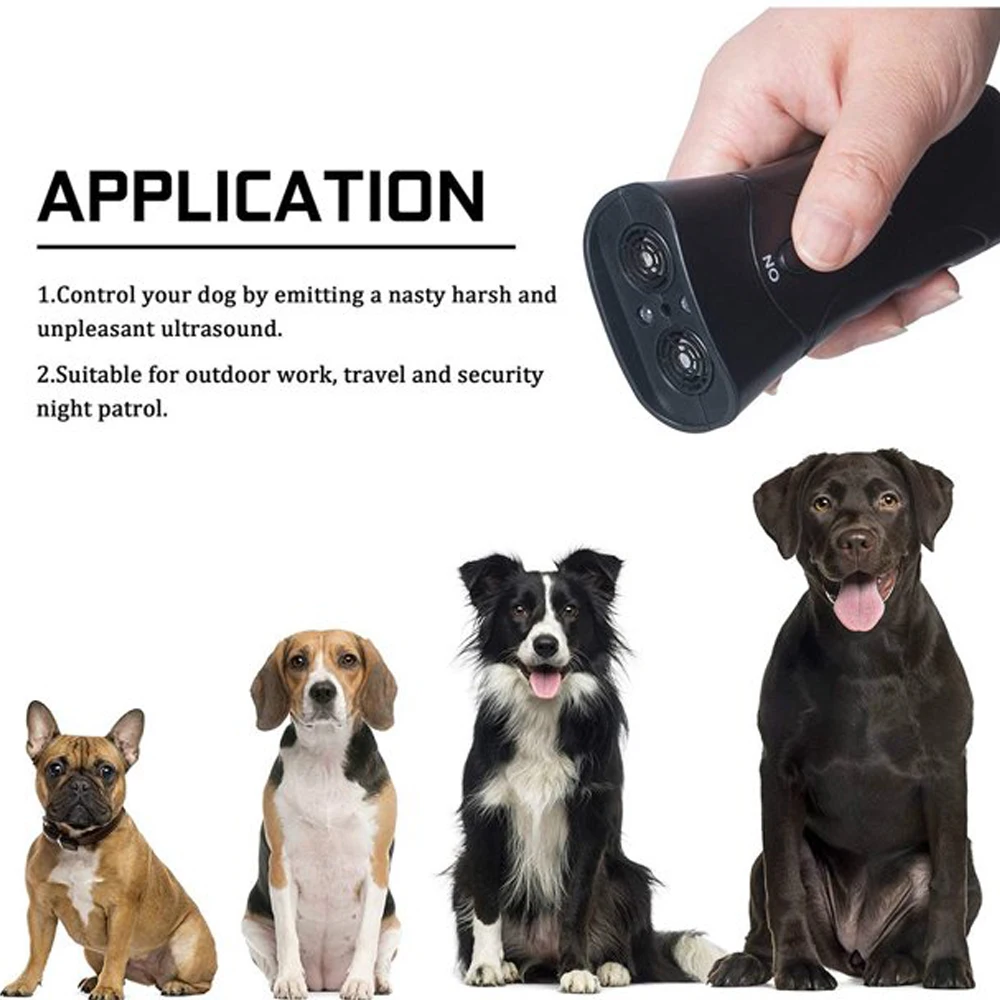 

Pet Dog Repeller Anti Barking Ultrasonic Pet Training Device Eletronic Dog Behavior Training Equipment Aggressive Dog Control