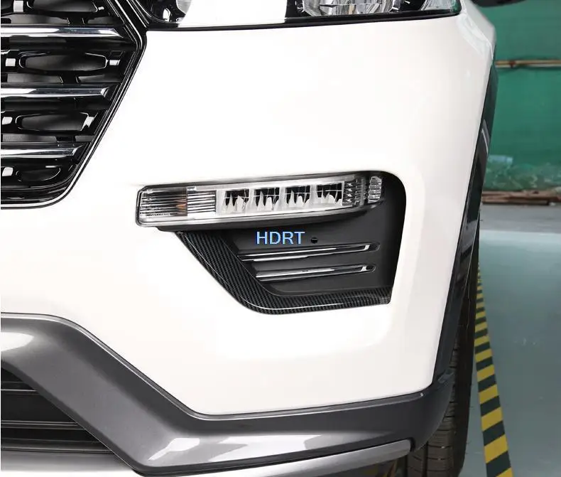 Для Ford Explorer 2020 2021 автомобильный Стайлинг ABS Хром Передняя противотуманная фара