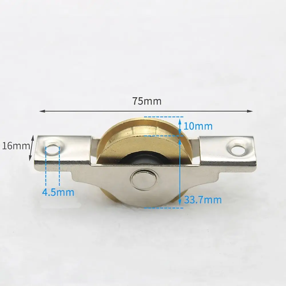 Прочные стальные ролики для дверей сарая железные серебряные направляющие