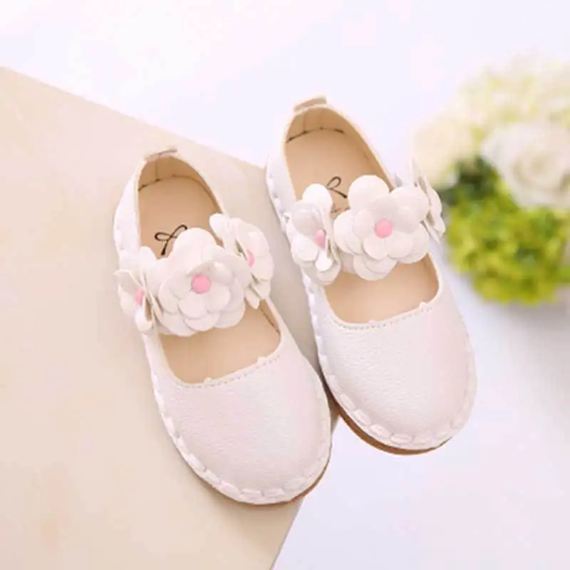 

NEW baby girl leather shoes flowers Princess Shoes Spring Autumn Dance Wedding Party