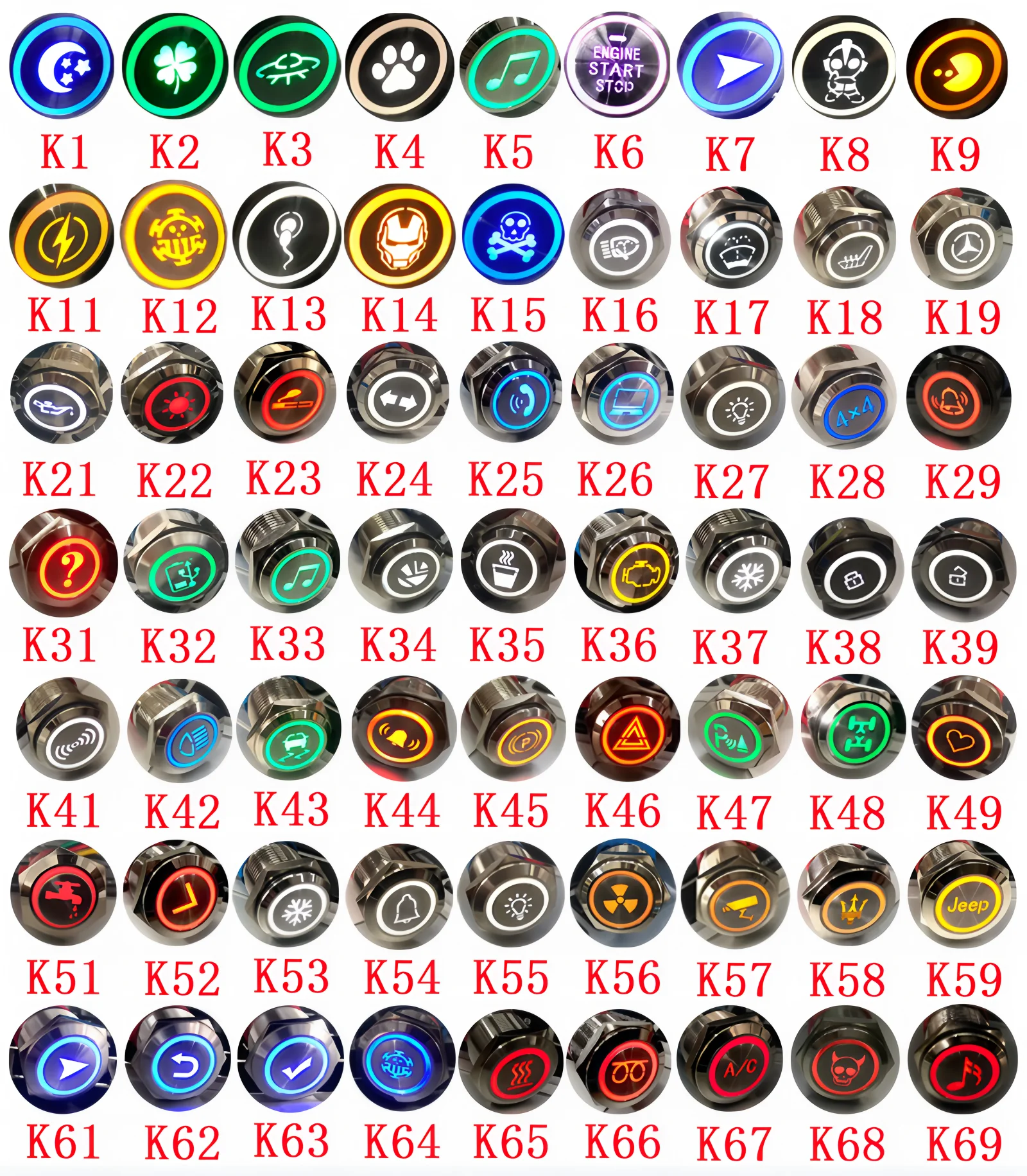 

Металлический тумблер 22 мм ВКЛ-ВЫКЛ нержавеющая сталь