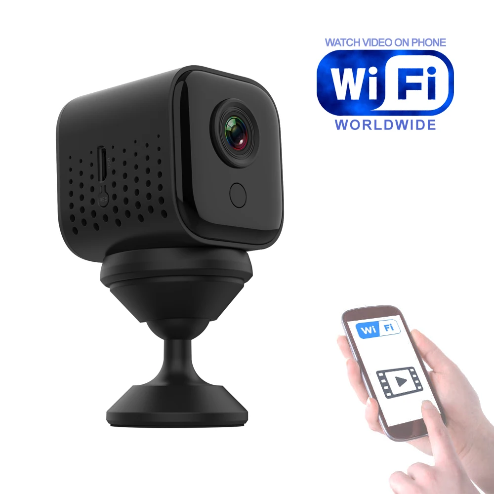 

WiFi Camera with Night Vision Motion Detection 1080P Wireless Surveillance Remote Monitor in Phone App Video Camcorder - 50%OFF