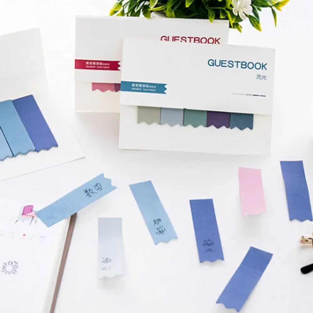 

Color Children Office Supplies Sticky Notes DIY Decoration Label Bookmark Reading Label Sticky Labels Index Stickers