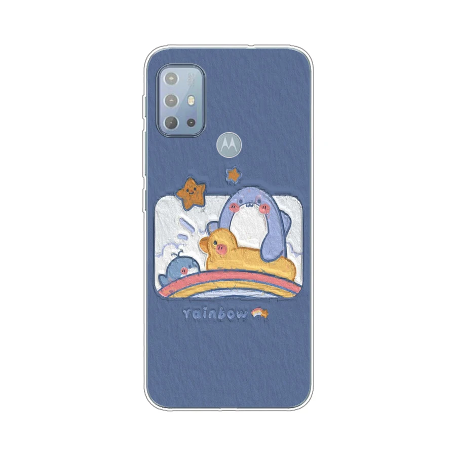 5 для Moto G20/G6 Play/G6 Plus/G7 Power/G7 Play чехол TPU Мягкий силиконовый защитный Корпус