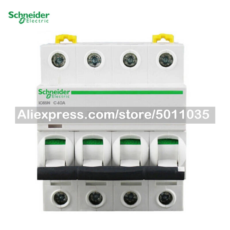 

A9F17410 Schneider Electric Miniature Circuit Breaker; iC65N 4P B10A