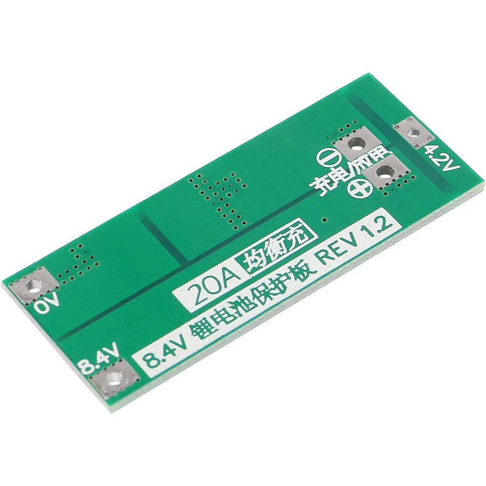 2S 20A 7 4 V 8 18650 литий-ионная батарея зарядное устройство PCB BMS плата с балансом -