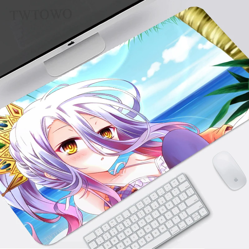 

Коврик для мыши No Game No Life, игровой коврик для мыши XL, домашний HD, большой коврик для мыши на заказ, XXL, коврики для стола, Мягкий Нескользящий Ко...