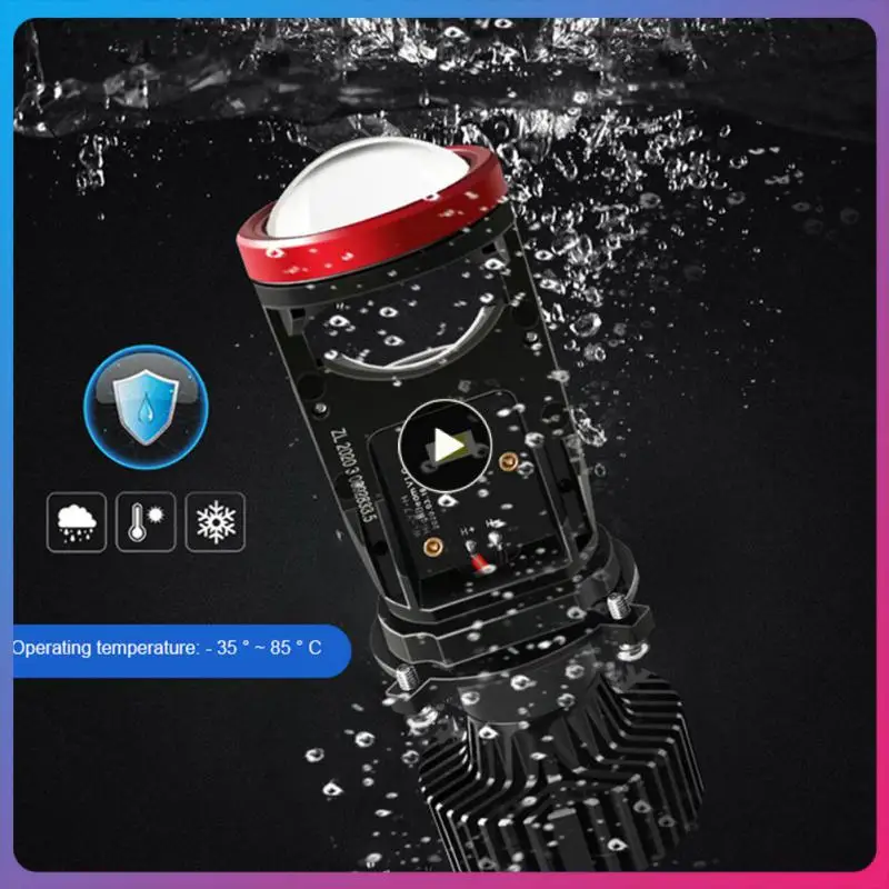 

Модифицированные суперъяркие светодиодные фары «рыбий глаз» с долговечными линзами 5000lm/только «рыбий глаз», вентилятор охлаждения, дизайнерские Противотуманные фары для вождения