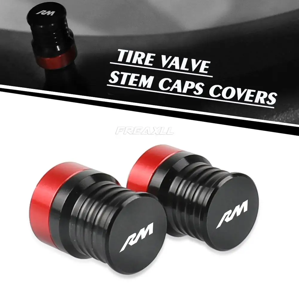 

For Suzuki RM85 RM125 RM250 rm 85 125 250 Motorcycle CNC Vehicle Wheel Tire Valve Stem Caps Cover RMX250S 1993 1994 1995 1996