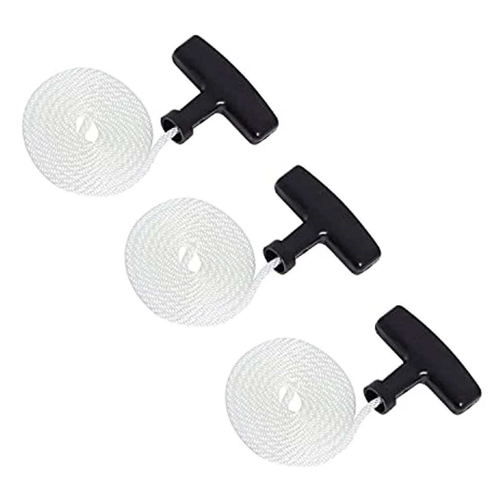 

Lawn Mower Pull Starter Handle Rope Recoil With Cord Line 90CM For Universal 7x5.5x1.5cm Handle Lawnmowers Parts