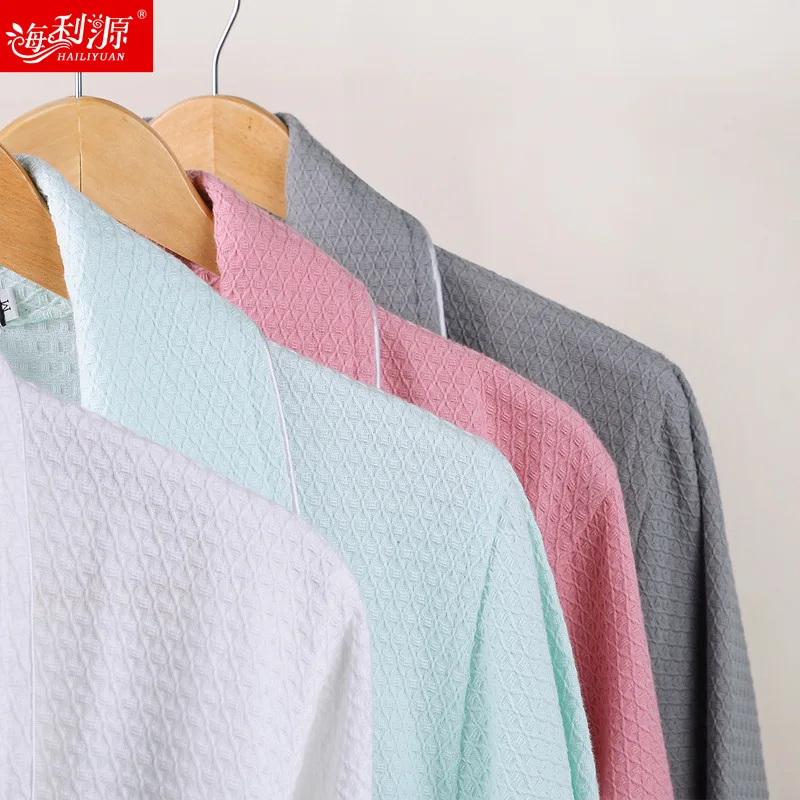 Летние женские халаты зимнее хлопковое теплое полотенце флисовая ночная рубашка