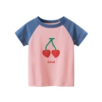 summer new 2022 childrens short sleeved t shirt girl baby clothes